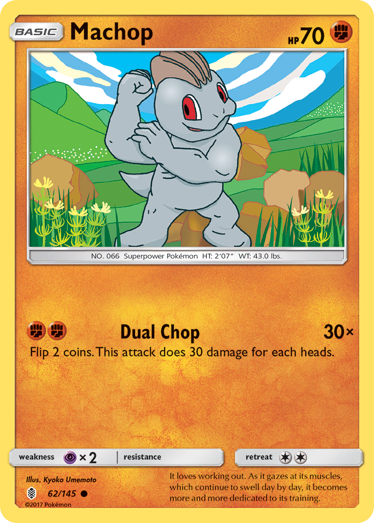 Machop (62/145) [Sun & Moon: Guardians Rising] | Game Master's Emporium (The New GME)