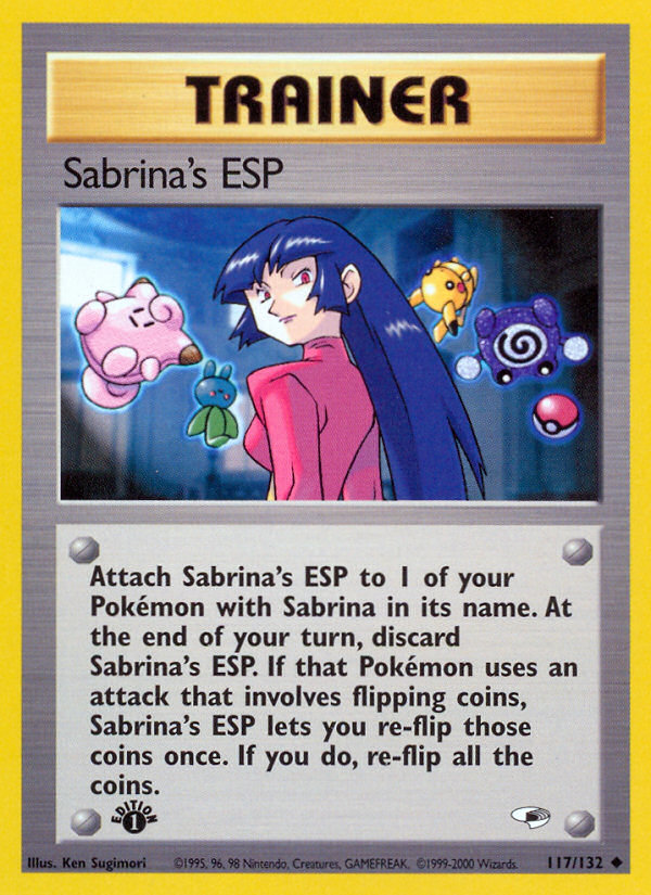 Sabrina's ESP (117/132) [Gym Heroes 1st Edition] | Game Master's Emporium (The New GME)