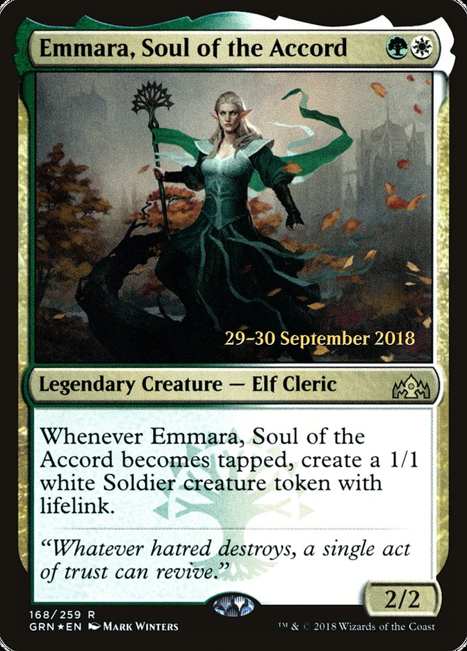 Emmara, Soul of the Accord [Guilds of Ravnica Prerelease Promos] | Game Master's Emporium (The New GME)
