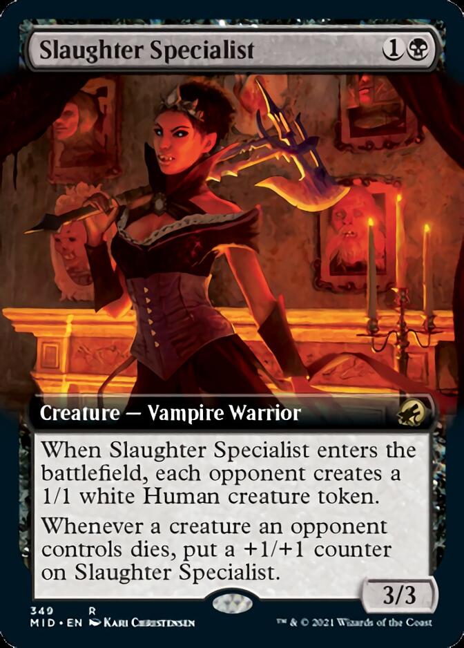 Slaughter Specialist (Extended Art) [Innistrad: Midnight Hunt] | Game Master's Emporium (The New GME)