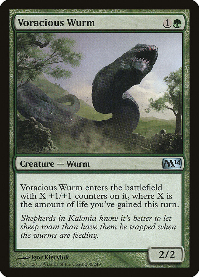 Voracious Wurm [Magic 2014] | Game Master's Emporium (The New GME)