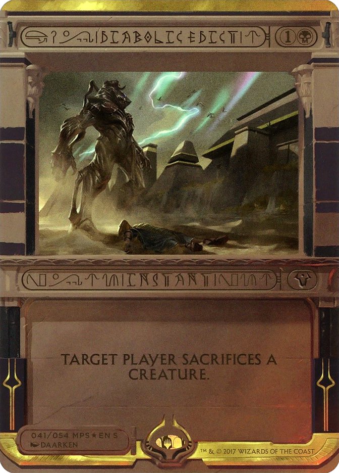 Diabolic Edict (Invocation) [Amonkhet Invocations] | Game Master's Emporium (The New GME)