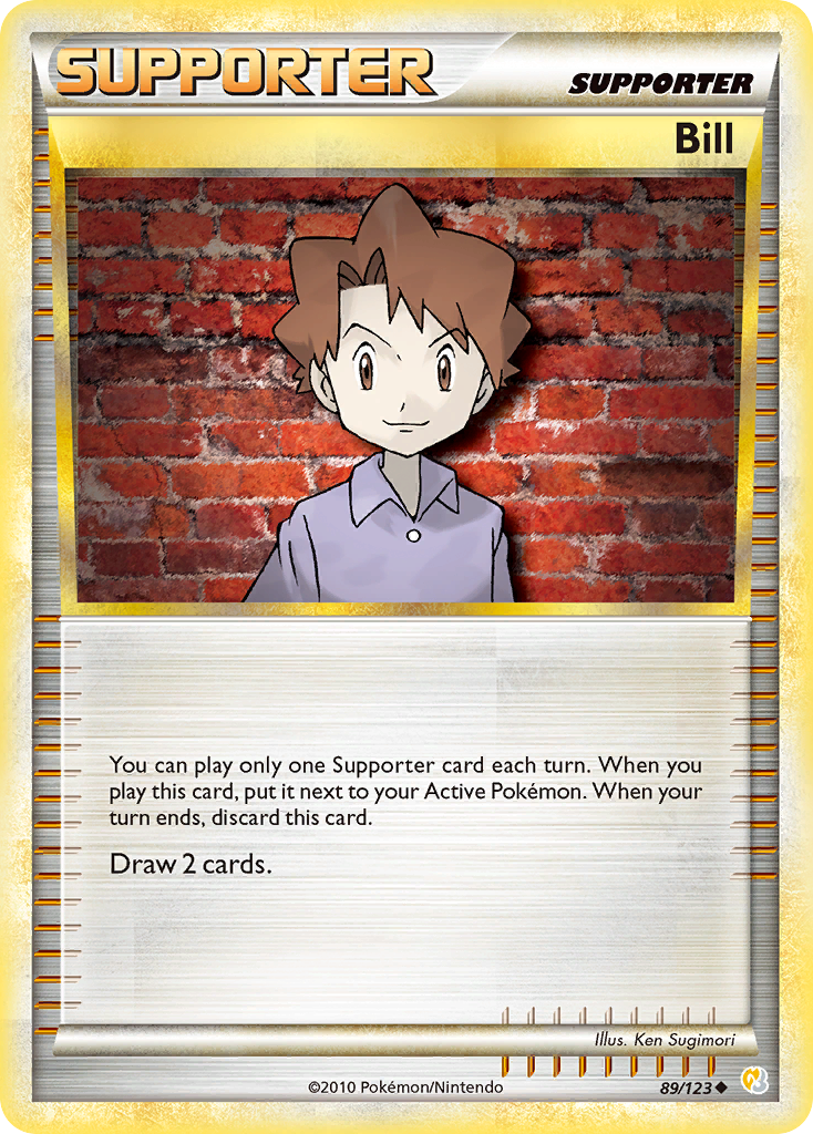 Bill (89/123) [HeartGold & SoulSilver: Base Set] | Game Master's Emporium (The New GME)