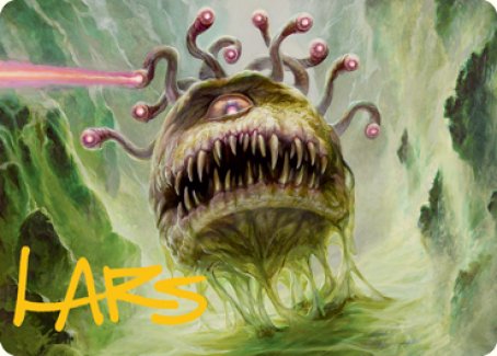 Beholder Art Card (Gold-Stamped Signature) [Dungeons & Dragons: Adventures in the Forgotten Realms Art Series] | Game Master's Emporium (The New GME)