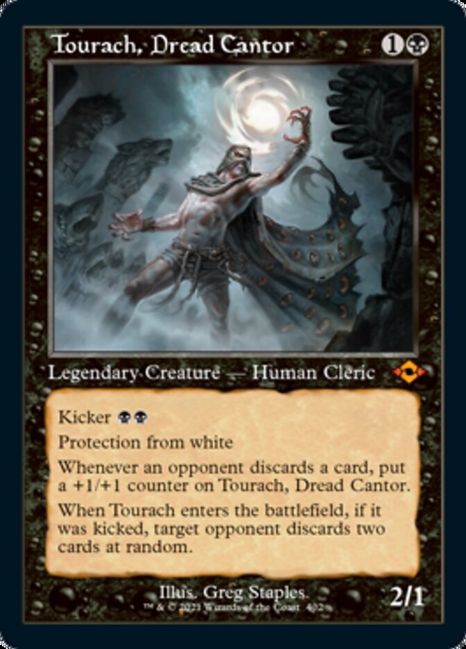 Tourach, Dread Cantor (Retro Foil Etched) [Modern Horizons 2] | Game Master's Emporium (The New GME)