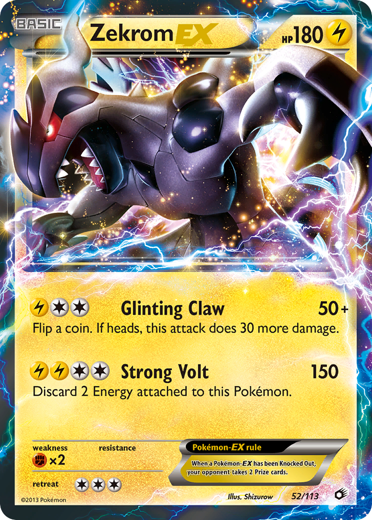 Zekrom EX (52/113) [Black & White: Legendary Treasures] | Game Master's Emporium (The New GME)