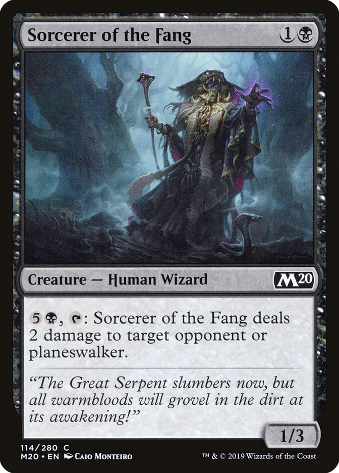 Sorcerer of the Fang [Core Set 2020] | Game Master's Emporium (The New GME)