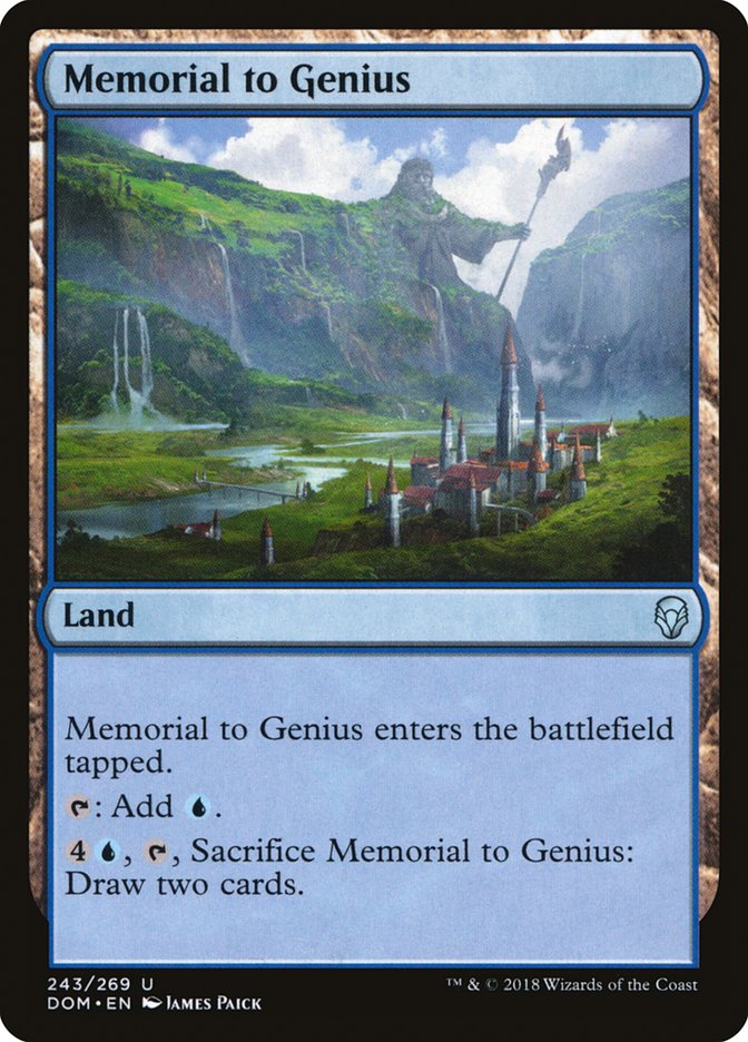 Memorial to Genius [Dominaria] | Game Master's Emporium (The New GME)