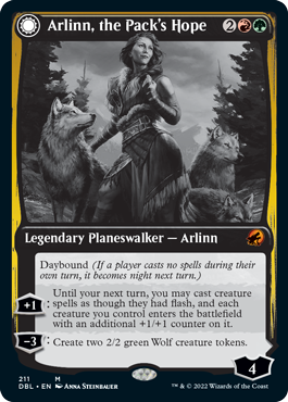 Arlinn, the Pack's Hope // Arlinn, the Moon's Fury [Innistrad: Double Feature] | Game Master's Emporium (The New GME)