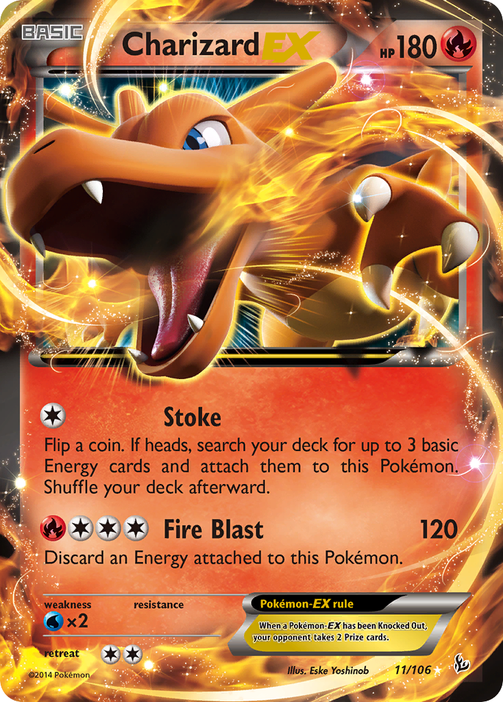 Charizard EX (11/106) [XY: Flashfire] | Game Master's Emporium (The New GME)