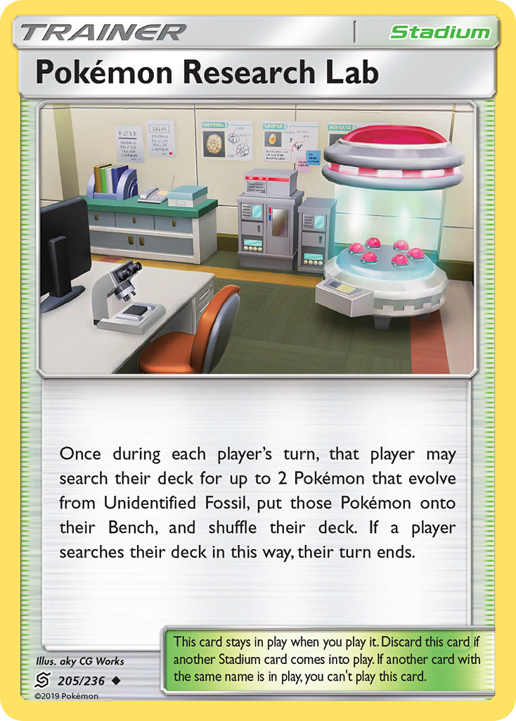 Pokemon Research Lab (205/236) [Sun & Moon: Unified Minds] | Game Master's Emporium (The New GME)