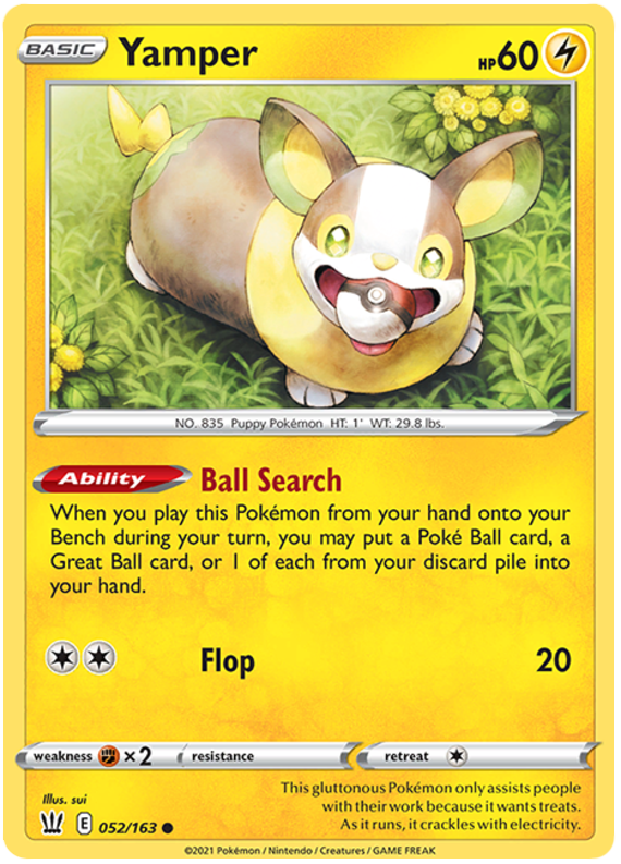 Yamper (052/163) [Sword & Shield: Battle Styles] | Game Master's Emporium (The New GME)