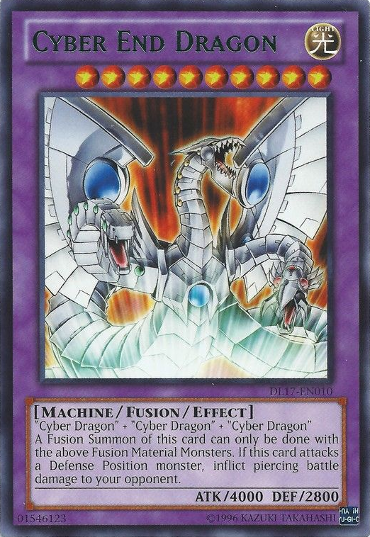 Cyber End Dragon (Green) [DL17-EN010] Rare | Game Master's Emporium (The New GME)