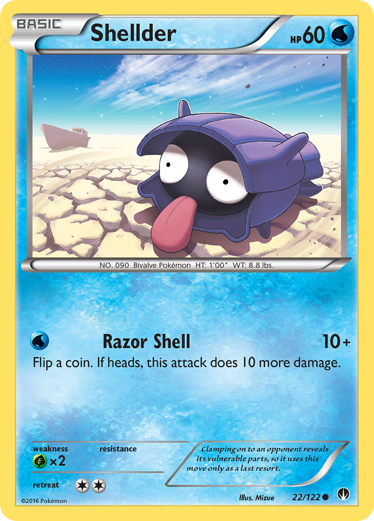 Shellder (22/122) [XY: BREAKpoint] | Game Master's Emporium (The New GME)