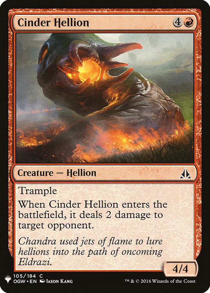 Cinder Hellion [Mystery Booster] | Game Master's Emporium (The New GME)