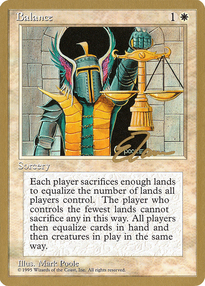 Balance (Eric Tam) [Pro Tour Collector Set] | Game Master's Emporium (The New GME)