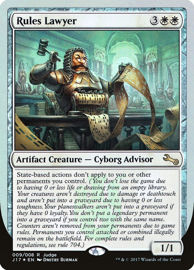 Rules Lawyer [Judge Gift Cards 2017] | Game Master's Emporium (The New GME)