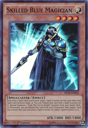 Skilled Blue Magician [SECE-EN032] Super Rare | Game Master's Emporium (The New GME)