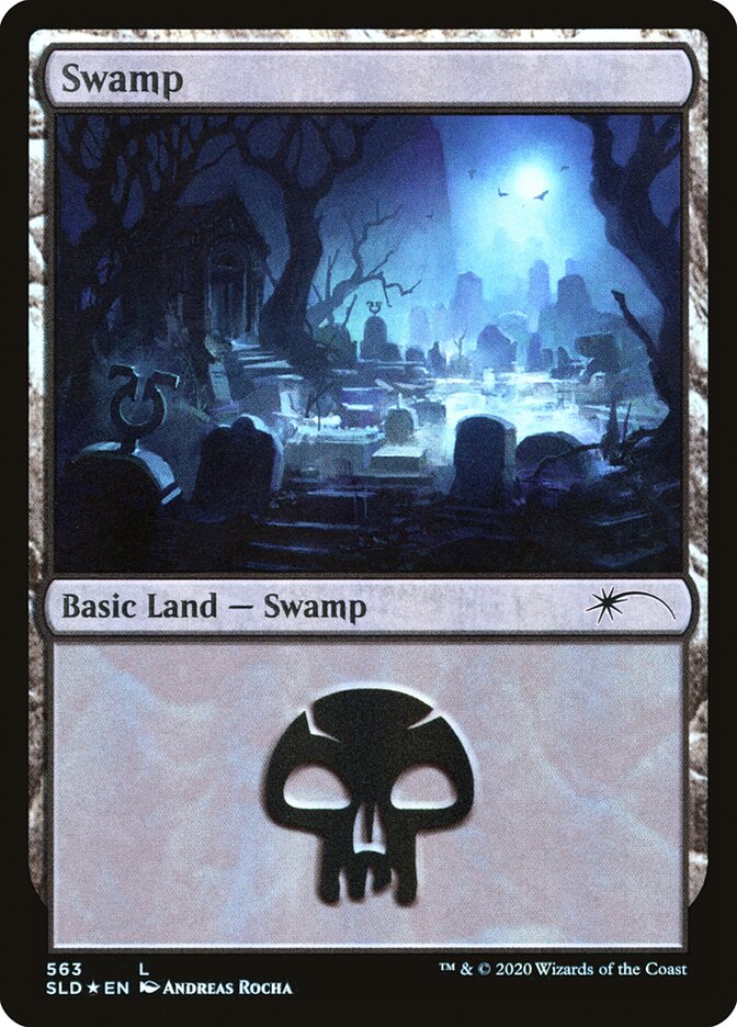 Swamp (Spooky) (563) [Secret Lair Drop Promos] | Game Master's Emporium (The New GME)