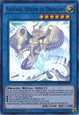 Saffira, Queen of Dragons [MP15-EN095] Ultra Rare | Game Master's Emporium (The New GME)