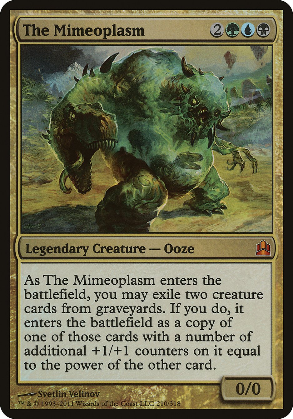 The Mimeoplasm (Oversized) [Commander 2011 Oversized] | Game Master's Emporium (The New GME)