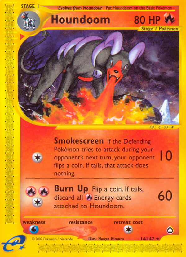 Houndoom (14/147) [Aquapolis] | Game Master's Emporium (The New GME)