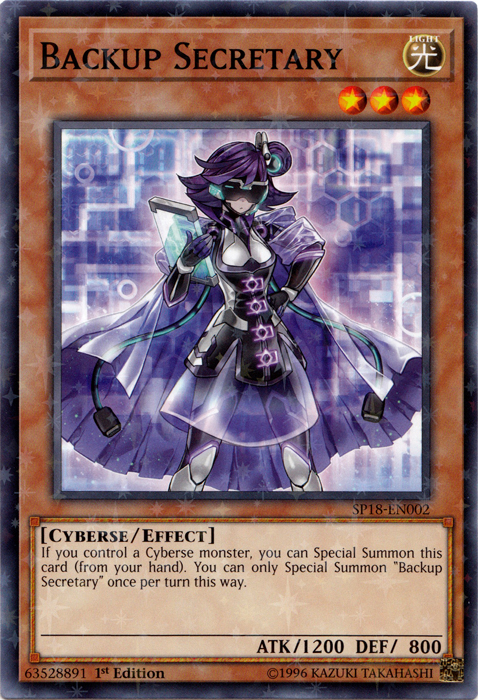 Backup Secretary [SP18-EN002] Starfoil Rare | Game Master's Emporium (The New GME)