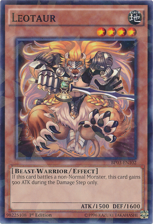 Leotaur [BP03-EN102] Shatterfoil Rare | Game Master's Emporium (The New GME)