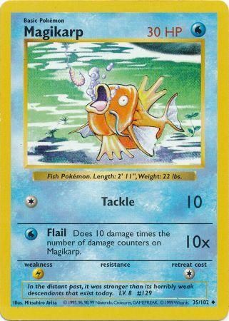 Magikarp (35/102) [Base Set Shadowless Unlimited] | Game Master's Emporium (The New GME)