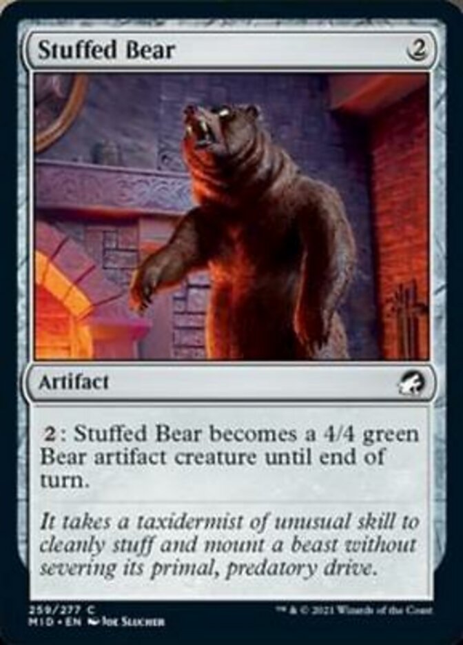 Stuffed Bear [Innistrad: Midnight Hunt] | Game Master's Emporium (The New GME)