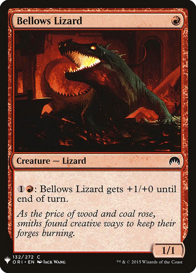 Bellows Lizard [Mystery Booster] | Game Master's Emporium (The New GME)