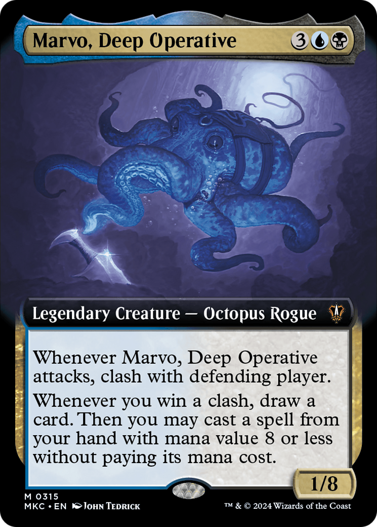 Marvo, Deep Operative (Extended Art) [Murders at Karlov Manor Commander] | Game Master's Emporium (The New GME)