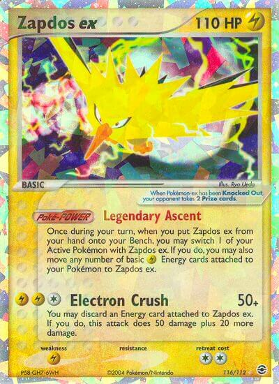 Zapdos ex (116/112) [EX: FireRed & LeafGreen] | Game Master's Emporium (The New GME)