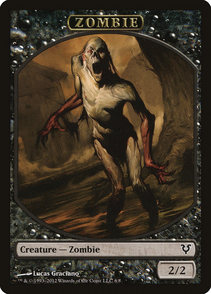 Zombie Token [Avacyn Restored Tokens] | Game Master's Emporium (The New GME)