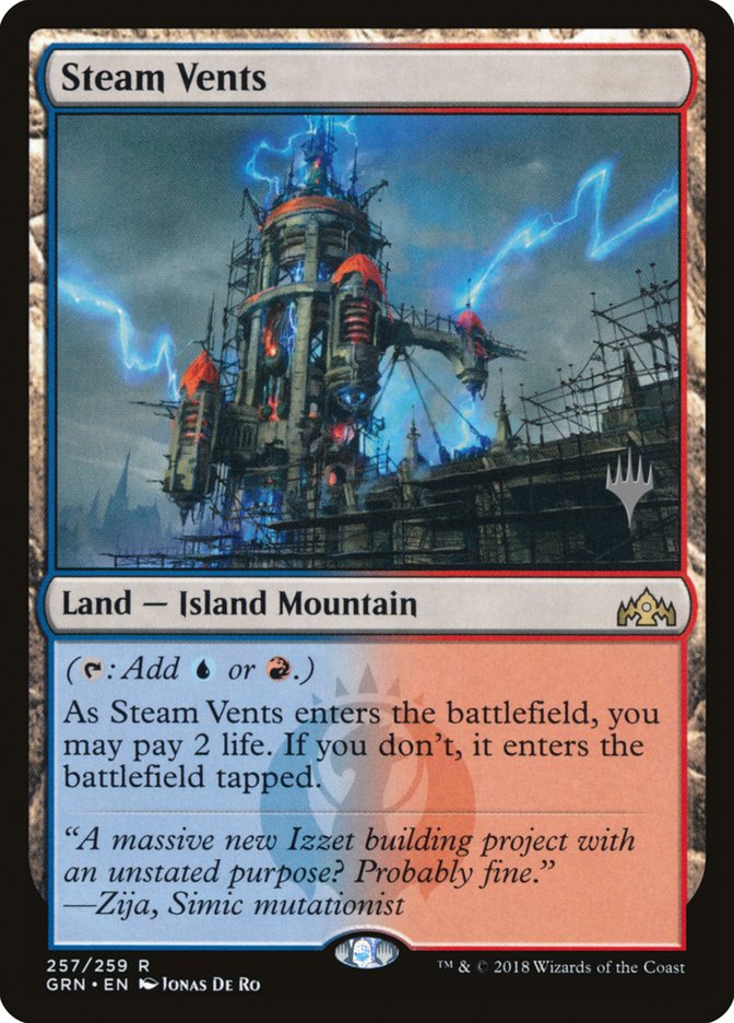 Steam Vents (Promo Pack) [Guilds of Ravnica Promos] | Game Master's Emporium (The New GME)
