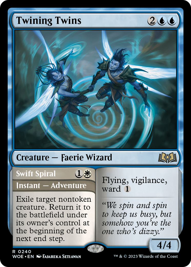 Twining Twins // Swift Spiral [Wilds of Eldraine] | Game Master's Emporium (The New GME)