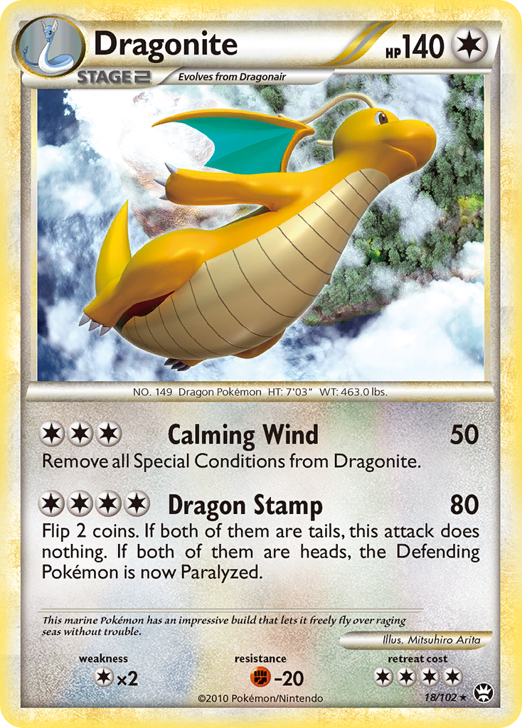 Dragonite (18/102) [HeartGold & SoulSilver: Triumphant] | Game Master's Emporium (The New GME)