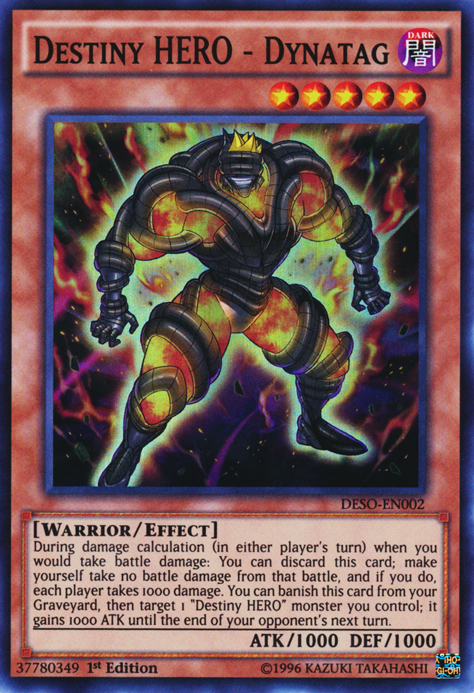 Destiny HERO - Dynatag [DESO-EN002] Super Rare | Game Master's Emporium (The New GME)