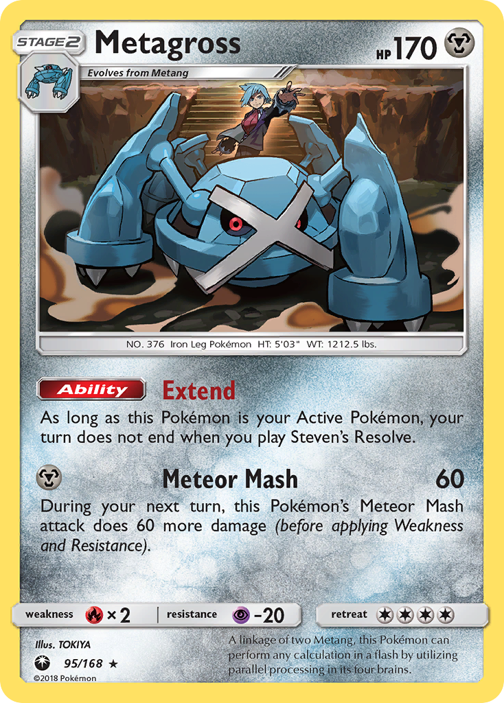 Metagross (95/168) [Sun & Moon: Celestial Storm] | Game Master's Emporium (The New GME)