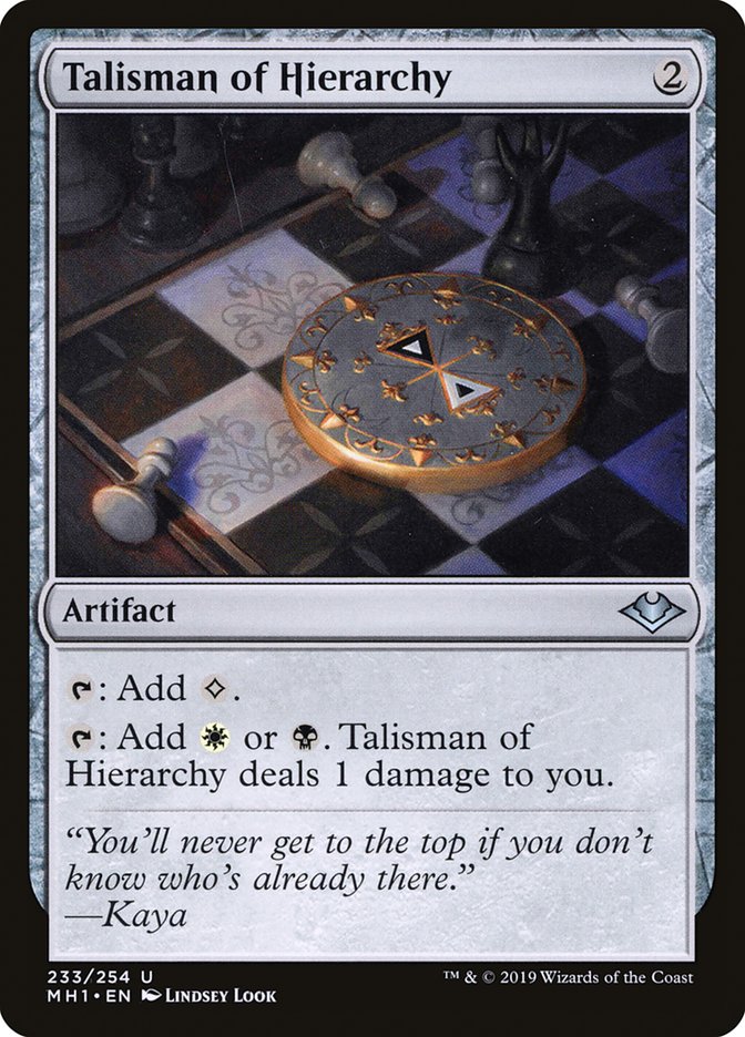 Talisman of Hierarchy [Modern Horizons] | Game Master's Emporium (The New GME)