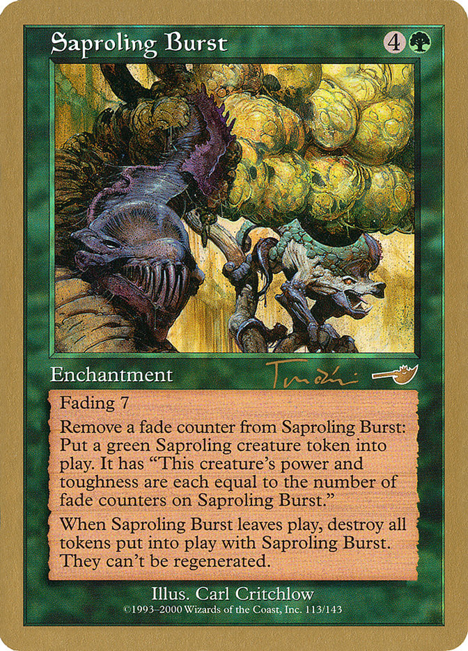 Saproling Burst (Jan Tomcani) [World Championship Decks 2001] | Game Master's Emporium (The New GME)