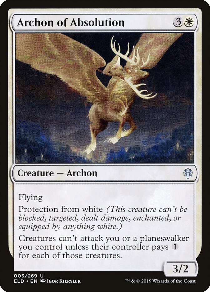 Archon of Absolution [Throne of Eldraine] | Game Master's Emporium (The New GME)