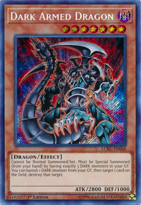 Dark Armed Dragon [LCKC-EN068] Secret Rare | Game Master's Emporium (The New GME)