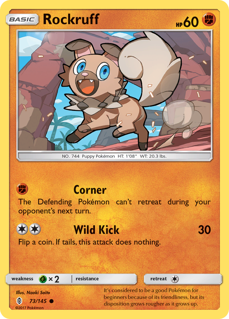 Rockruff (73/145) [Sun & Moon: Guardians Rising] | Game Master's Emporium (The New GME)