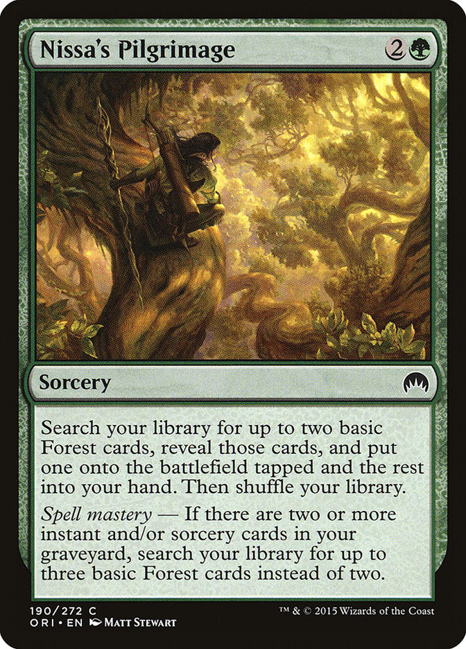 Nissa's Pilgrimage [Magic Origins] | Game Master's Emporium (The New GME)