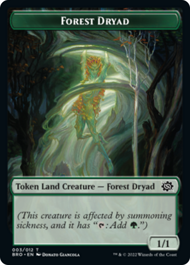 Forest Dryad Token [The Brothers' War Tokens] | Game Master's Emporium (The New GME)
