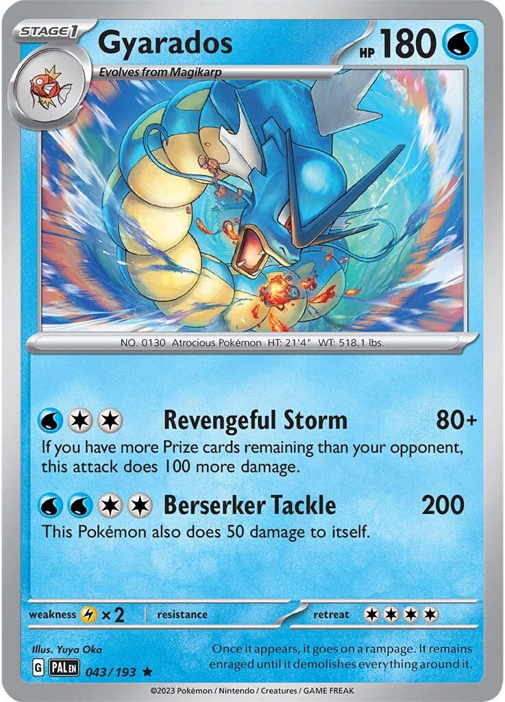 Gyarados (043/193) [Scarlet & Violet: Paldea Evolved] | Game Master's Emporium (The New GME)