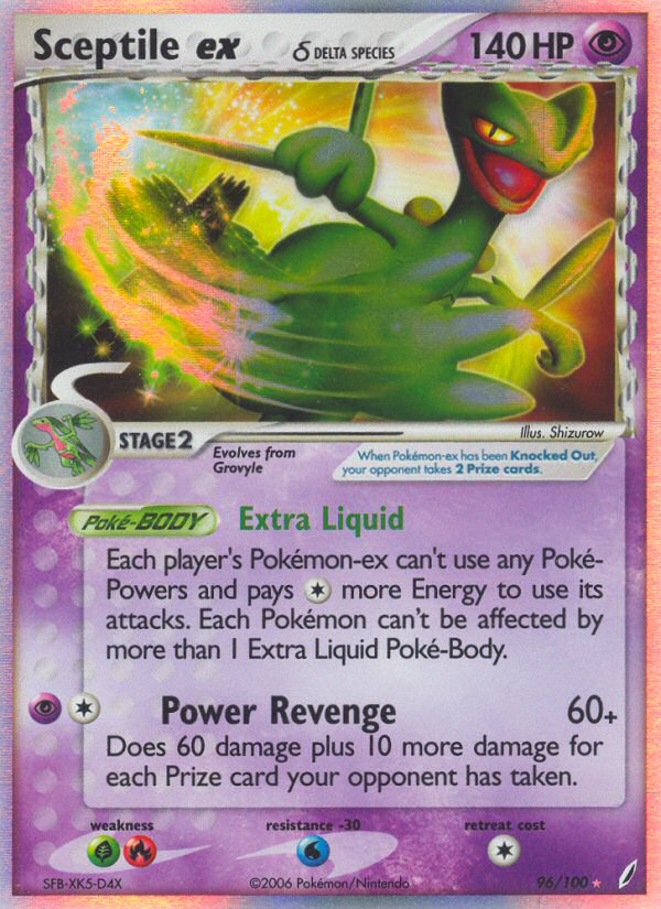 Sceptile ex (96/100) (Delta Species) [EX: Crystal Guardians] | Game Master's Emporium (The New GME)