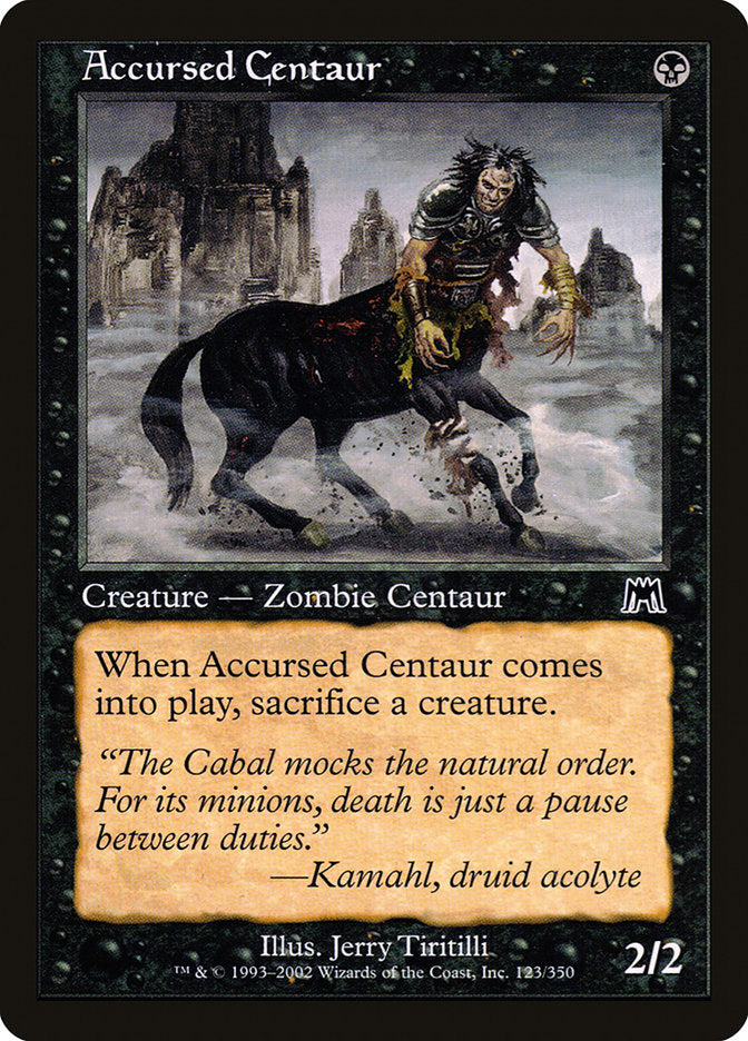 Accursed Centaur [Onslaught] | Game Master's Emporium (The New GME)