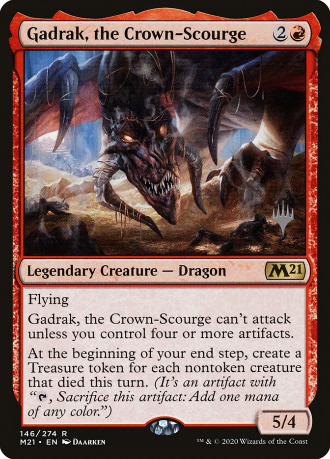 Gadrak, the Crown-Scourge (Promo Pack) [Core Set 2021 Promos] | Game Master's Emporium (The New GME)